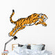 Tiger in the Jump Wall Decal