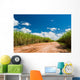 Road for the Sugar Cane Field Wall Mural