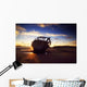 Shipwreck At Sunset, Co Donegal, Ireland Wall Mural