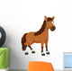 Cute Horse Cartoon Wall Decal