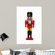 Christmas Wooden Nutcracker Wall Decal