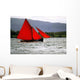 Galway Hookers, Kinvara, Co Galway, Ireland Wall Mural
