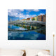 Ha'penny Bridge, River Liffey, Dublin, Ireland Wall Mural