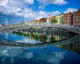 Ha'penny Bridge, River Liffey, Dublin, Ireland Wall Mural