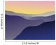 blue ridge mountain vista Wall Mural