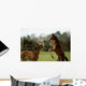 Thoroughbred Foals Playing, Ireland Wall Mural