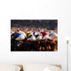 Horse Racing, Phoenix Park, Dublin, Ireland Wall Mural
