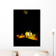 Moon Over Rock Of Cashel, Co Tipperary, Ireland Wall Mural