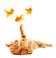 Goldfishes and cat Wall Decal