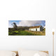 Traditional Cottage, Near Lough Rus Point, Ardara, Co Donegal, Ireland Wall Mural