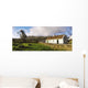 Traditional Cottage, Near Lough Rus Point, Ardara, Co Donegal, Ireland Wall Mural