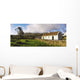 Traditional Cottage, Near Lough Rus Point, Ardara, Co Donegal, Ireland Wall Mural