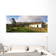 Traditional Cottage, Near Lough Rus Point, Ardara, Co Donegal, Ireland Wall Mural
