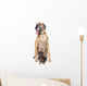 Great Dane And Dachshund Portrait Wall Decal
