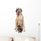 Great Dane And Dachshund Portrait Wall Decal