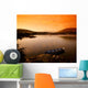 Boat At Maam Cross, Co Galway, Ireland Wall Mural