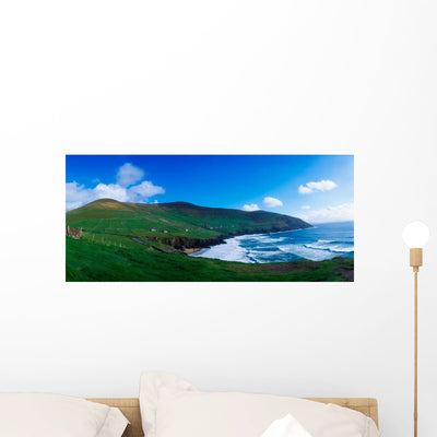 Slea Head Dingle Peninsula Wall Mural shown on a wall