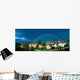 Rainbow Over Housing, Monkstown, Co Dublin, Ireland Wall Mural