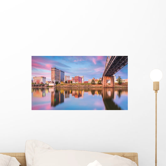 Charleston West Virginia USA Water Wall Decal