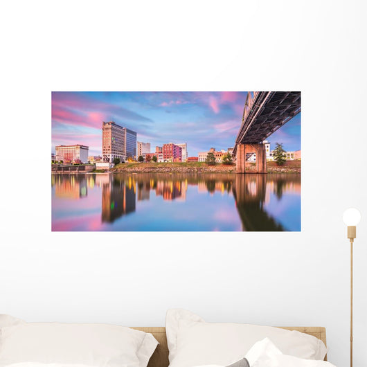 Charleston West Virginia USA Water Wall Decal