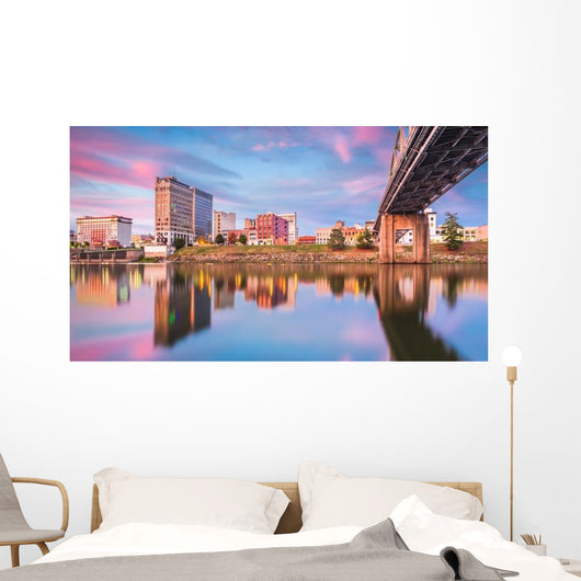 Charleston West Virginia USA Water Wall Decal