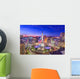 Indianapolis Indiana USA Monument Circle Twilight Wall Decal