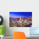 Indianapolis Indiana USA Monument Circle Twilight Wall Decal