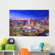 Indianapolis Indiana USA Monument Circle Twilight Wall Decal