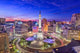 Indianapolis Indiana USA Monument Circle Twilight Wall Decal