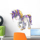 Cute Starry Watercolor Unicorn Wall Decal