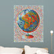 Flags mosaic world Wall Mural