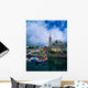 Cobh Cathedral & Harbour, Co Cork, Ireland Wall Mural