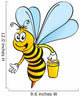 Honey Bee Wall Decal