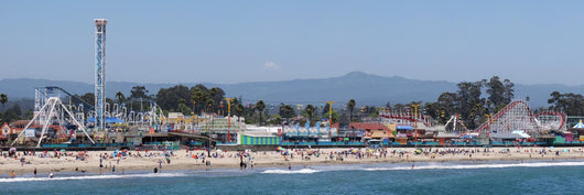 Santa Cruz Boardwalk; Santa Cruz, California Wall Mural