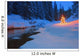 Glowing Christmas Tree By Mountain Stream Wall Mural