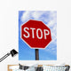 Stop Sign Wall Mural