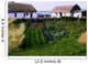 Traditional Cottages, Co Galway, Ireland Wall Mural