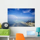 Chair On Tropical Beach In Ko Phi Phi Don Island, Thailand Wall Mural