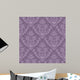 Seamless Purple Floral Wallpaper
