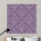 Seamless Purple Floral Wallpaper