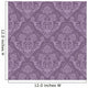 Seamless Purple Floral Wallpaper