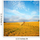 Combine Harvesting A Wheat Field Wall Mural