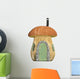 Fairy Mushroom House Wall Decal