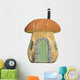 Fairy Mushroom House Wall Decal