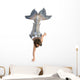 Swimming Silver Tailed Mermaid Wall Decal