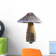 Rendered Fairy Mushroom House Wall Decal