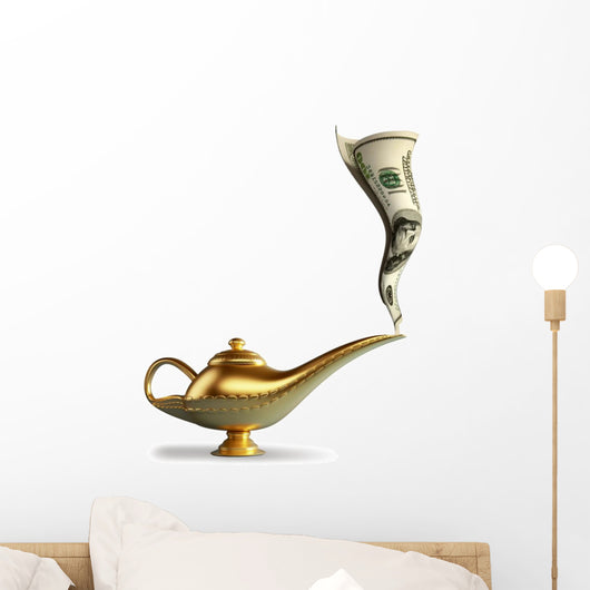 Magic Alladin Lamp Wall Decal