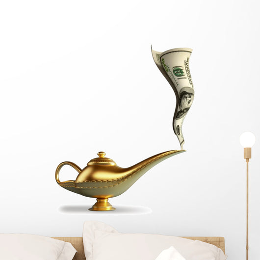 Magic Alladin Lamp Wall Decal