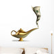 Magic Alladin Lamp Wall Decal