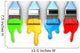 Paintbrushes Dripping Paint Wall Decal